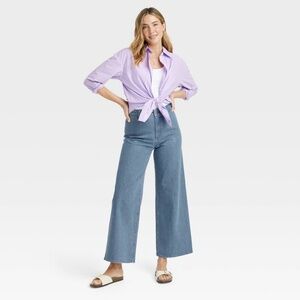 Universal Thread Target High Rise Wide Leg Ankle Sailor Fit Jean, Size 12 R, EUC